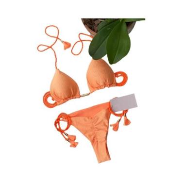 Imagem de Conjunto De Biquíni Ajustável Para Mulheres, Moda Sexy, Maiô Sólido, T