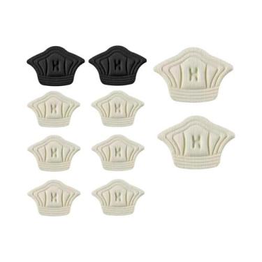 Imagem de Palmilhas Ajustáveis Para Calcanhar, 5 Pares, Protetores De Calcanhar 