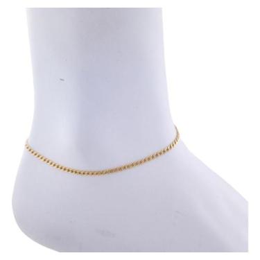Imagem de Tornozeleira Feminina Grumezinha 25 Cm Ouro 18k 750 Novidad - JOIE JOI