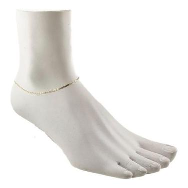 Imagem de Tornozeleira Piastrine 1,3 25 Cm Ouro 18k 750 Certificado Ga - JOIE JO