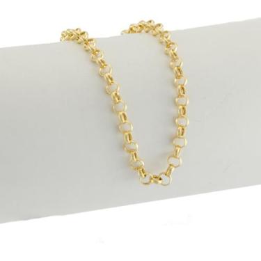 Imagem de Pulseira Feminina Ouro 18k 19 Cm Elos Portugueses 4.0 Linda - JOIE JOI