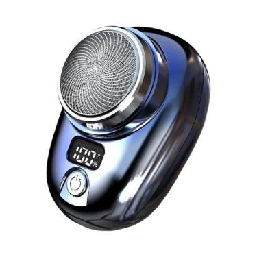 Imagem de Mini Aparelho De Barbear Recarregável USB Com Lâmina Dupla Para Uso Úm