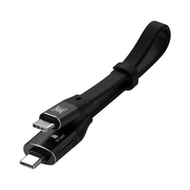 Imagem de Adaptador OTG Tipo C Para Tipo C Com Leitor De Cartão TF E Cabo De Car