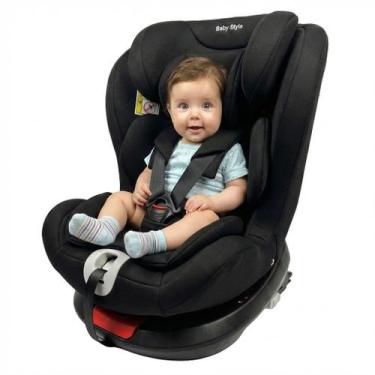 Imagem de Cadeira Auto Bebê 0 A 36kg Isofix Rotação 360 Graus Preta Cadeirinha C
