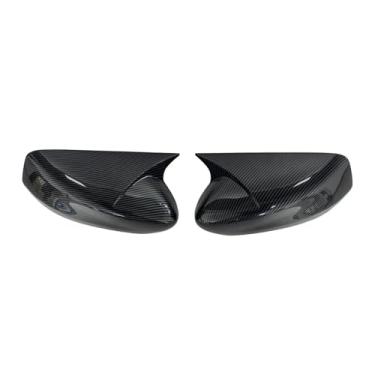 Imagem de Compatível com nissan altima eua 2013-2018 porta retrovisor do carro espelho lateral capa asa tampa exterior habitação escudo guarnição acessórios adesivos(Carbon Look)