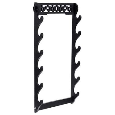 Imagem de Suporte de espada de 1 a 6 níveis, suporte de parede para exibição de espada samurai, suporte de espada para Katana Wakizashi e espadas padrão protegem o suporte de espada (tamanho: 6 níveis) (6)