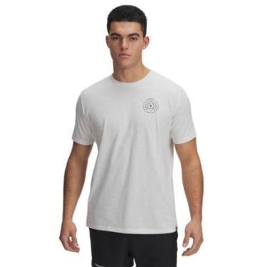 Imagem de Camiseta Sportstyle Under Armour Project Rock Wire Masculina GG Cinza-Masculino