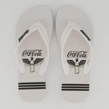 Imagem de Chinelo Coca Cola Thirst Branco-Masculino