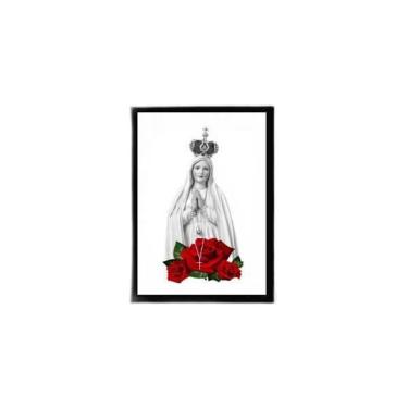 Imagem de Quadro N.Sra. Imaculada 45x34cm - Madeira Branca