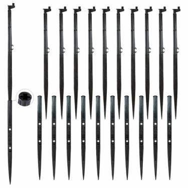 Imagem de 50 Estaca 60cm Ponta Redonda 8mm + Extensora 54cm Irrigação - Implebra