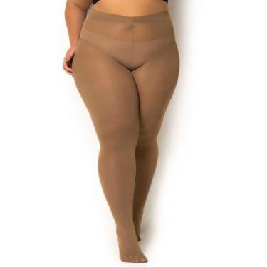 Imagem de Meia Calça Fio 80 Opaca Trifil 6100 Plus Size, Bege, 2XG