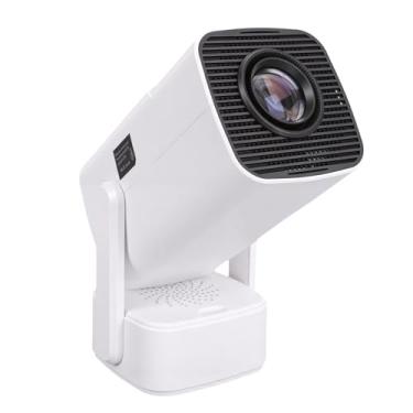 Imagem de Asixxsix Projetor Inteligente Com WiFi, Projetor de Vídeo Bluetooth Portátil Com Correção Automática 4K 1080P, Tela de Projeção de 25 Pol.-110 pol, Suporte Giratório de 210 ° para (plugue da ue)