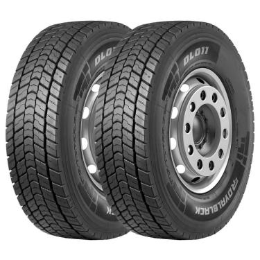 Imagem de KIT 2 Pneus Royalblack DL011 295/80 R22.5 Aro 22.5 154/149M 18PR Borr
