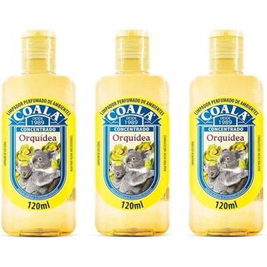 Imagem de Kit 3 Desinfetante Concentrado De Ambiente 120ml Coala Orquídea