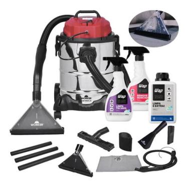 Imagem de Extratora Limpadora Sofá Colchão Limpeza Tecidos Tira Mancha - WORKER,