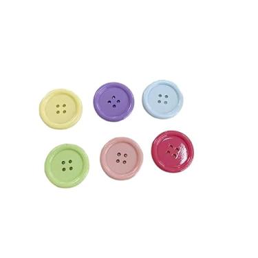 Imagem de Pequenos botões ímãs de geladeira adesivos de geladeira multicoloridos de plástico, acessórios de cozinha, casa, escritório, decoração