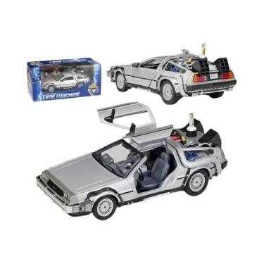 Imagem de Brinquedo Para Meninos Welly 1:24 DMC-12 Delorean Máquina Do Tempo De 