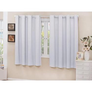 Imagem de Cortina Blackout Tecido Branco Gelo 2,80X1,30 Corta Luz 100% - Confecc