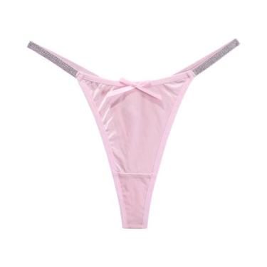 Imagem de Calcinhas Femininas Confortáveis E Macias Em Cores Sólidas, Lingerie S