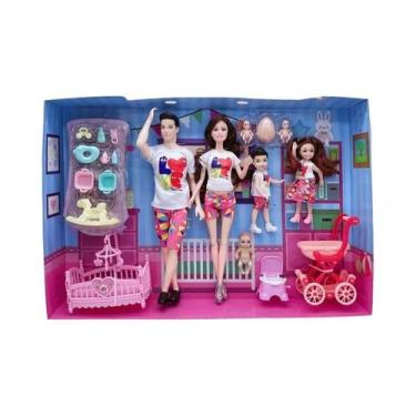Imagem de Conjunto De Brinquedos Artesanais Para Bonecas, Para Meninas, Mamãe Gr