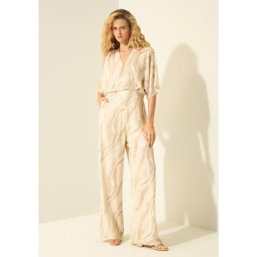 Imagem de Macacão Longo Estampado Com Bolsos-Feminino