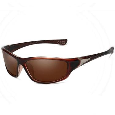 Imagem de Óculos De Sol Masculino Polarizado Clássico Esportivo Proteção Uv400 Marrom