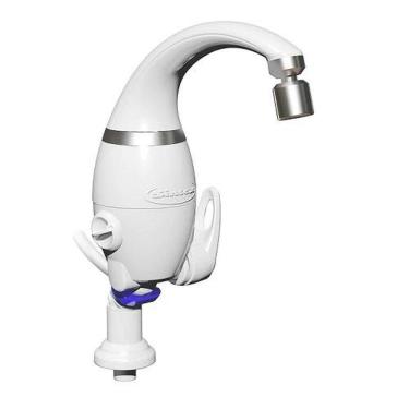 Imagem de Torneira Eletrônica 220v 6500w Branca - Resistência Rel265 - Bica Móvel - Parede/balcão