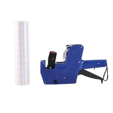 Imagem de AUNMAS Rolo de Etiquetas de Preço, Fabricante de Etiquetas de Impressão Transparente Com 10 Rolos para Preço de Varejo, Fácil de Usar para Supermercados e Pequenas Empresas (Multicolorido)