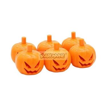 Imagem de Acessórios De Blocos MOC De Halloween: Abóbora, Morcego, Cobra, Luminá