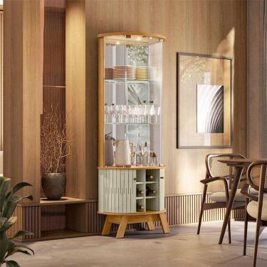 Imagem de Cristaleira Ambiente Marina Cumaru Opala – Madetec