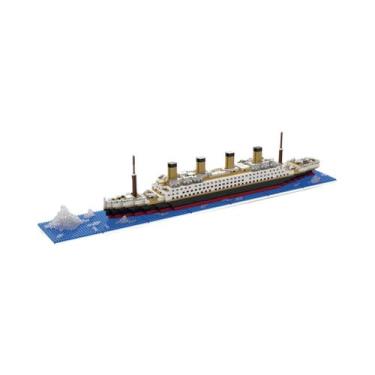 Imagem de Kit De Montagem De Blocos De Construção Titanic, Brinquedo De Montagem