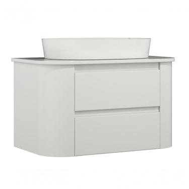 Imagem de Gabinete Suspenso Para Banheiro Estela 2g 80cm Branco