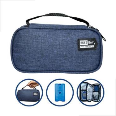 Imagem de Estojo Case Térmico Insulina Viagem Best Bay, Azul