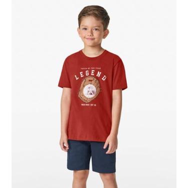 Imagem de Camiseta Masculina em Meia Malha Trick Nick Laranja, 4, Laranja