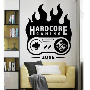 Imagem de Adesivo de parede  gamer, jogos, video game - Ambiente dekorado, 60cm,