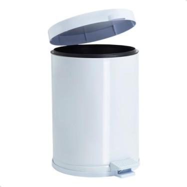 Imagem de Lixeira Cozinha 12 Litros Pedal Cesto Balde Plástico Interno - Viel, B