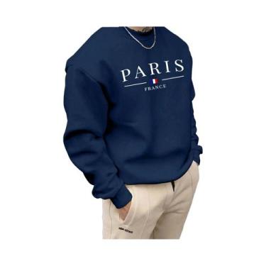 Imagem de Moletom Masculino De Outono Inverno Com Forro De Lã, Casual, Solto, Go