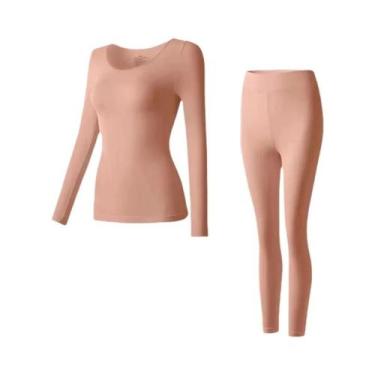 Imagem de Conjunto De Roupa Térmica Feminina Para O Inverno, Lingerie Sem Costur