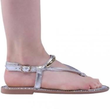 Imagem de Sandália Feminina Rasteira Zariff 1618003252-Feminino