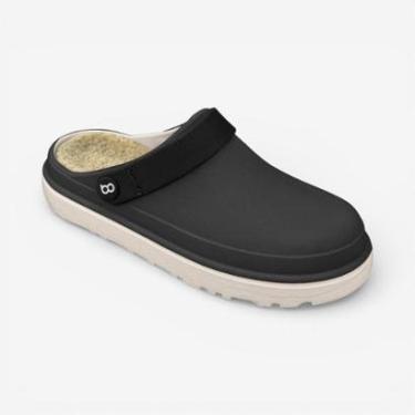 Imagem de Babuche Boa Onda Cloe Feminina Com Pelo Preto-Feminino