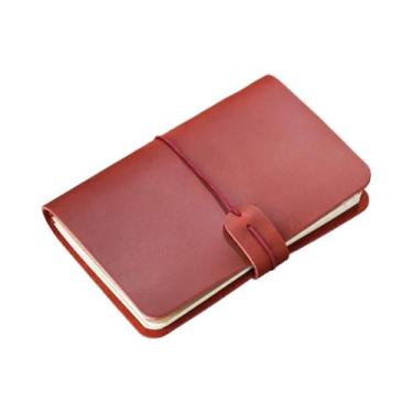 Imagem de Diário De Viagem Vintage Em Couro Recarregável Com Papel Inserível Par