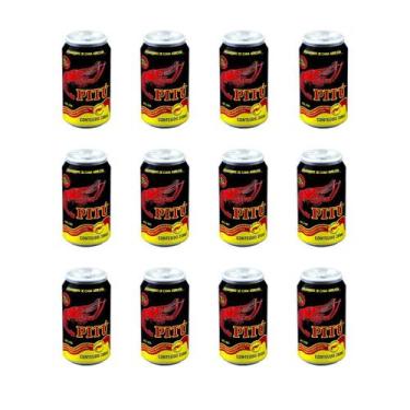 Imagem de Cachaça Pitú Lata 350ml Kit com 12 unidades - Pitu