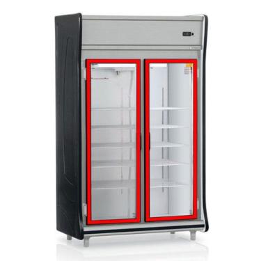 Imagem de Kit 2 Borracha Gaxeta Gelopar GEVT 2P 3P 4P 5P 6P Refrigerador Exposit