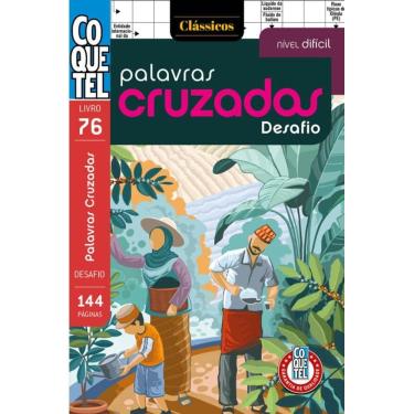 Imagem de Livro Coquetel Palavras Cruzadas Difícil 76 S/P