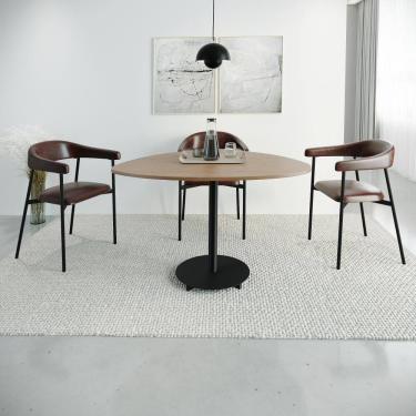 Imagem de Conjunto 4 Cadeiras De Jantar Joy Tec Rev Sint Est.preta