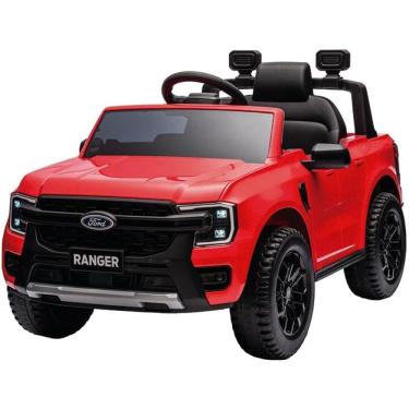 Imagem de Carro Elétrico Infantil Cont/Remoto Ford Ranger Vermelho 12v
