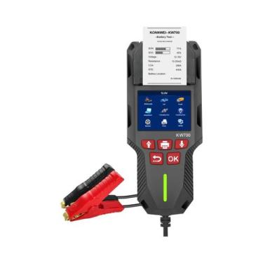 Imagem de Testador De Bateria Automotiva E Para Moto 12V 24V Com Impressora, Fer