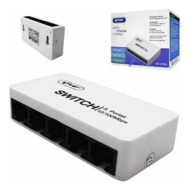 Imagem de Hub Switch 5 Portas 10/100 Mbps Kp-e05a Knup