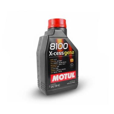Imagem de Óleo Motor Motul 5W40 8100 X-Cess Gen2 100% Sintético Bmw Mercedes Por