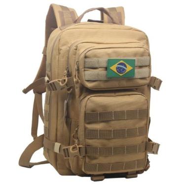 Imagem de Mochila Tática Grande Academia Treino Para 45 Litros Impermeável Patch